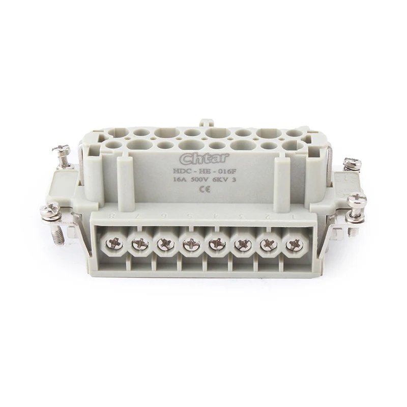 M/F 16 Pin Sisestage raskeveokite pistik